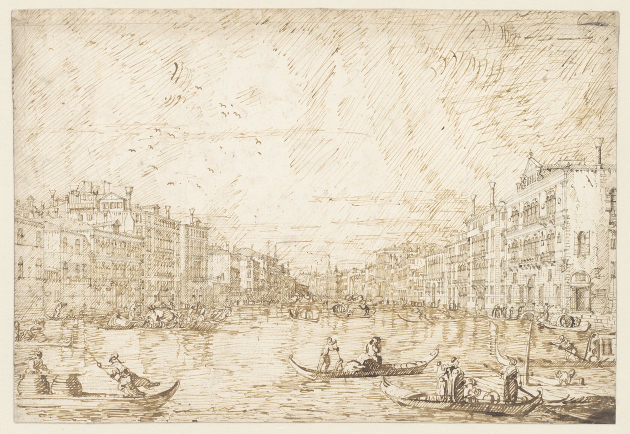 Grand Canal in Venice by Canaletto