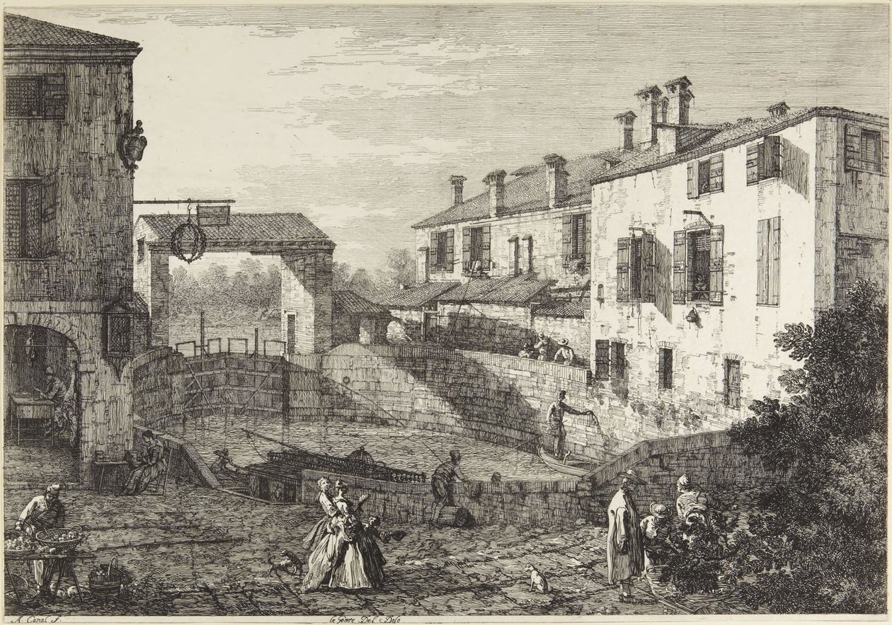 The Gates of Dolo by Canaletto