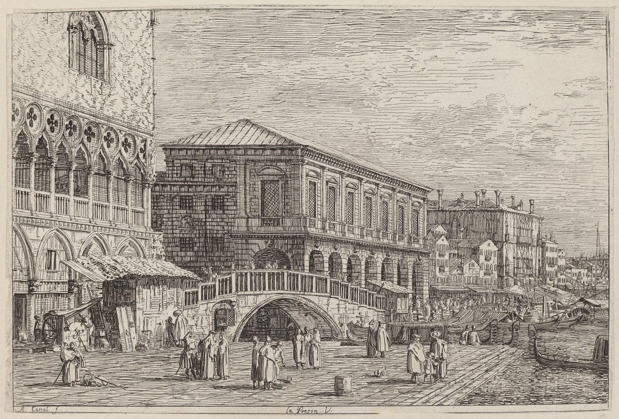 Le Preson. V., c. 1735-1746 by Canaletto