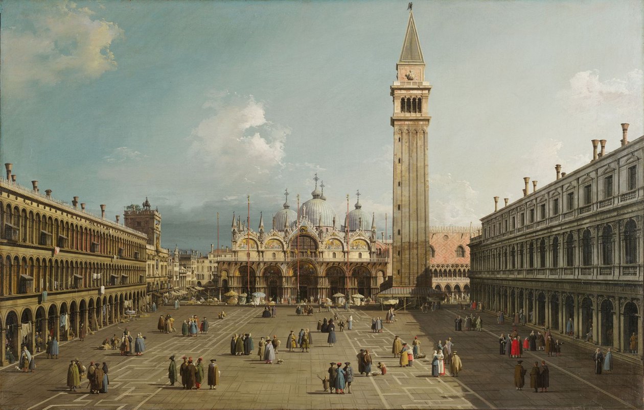 Piazza San Marco by Canaletto