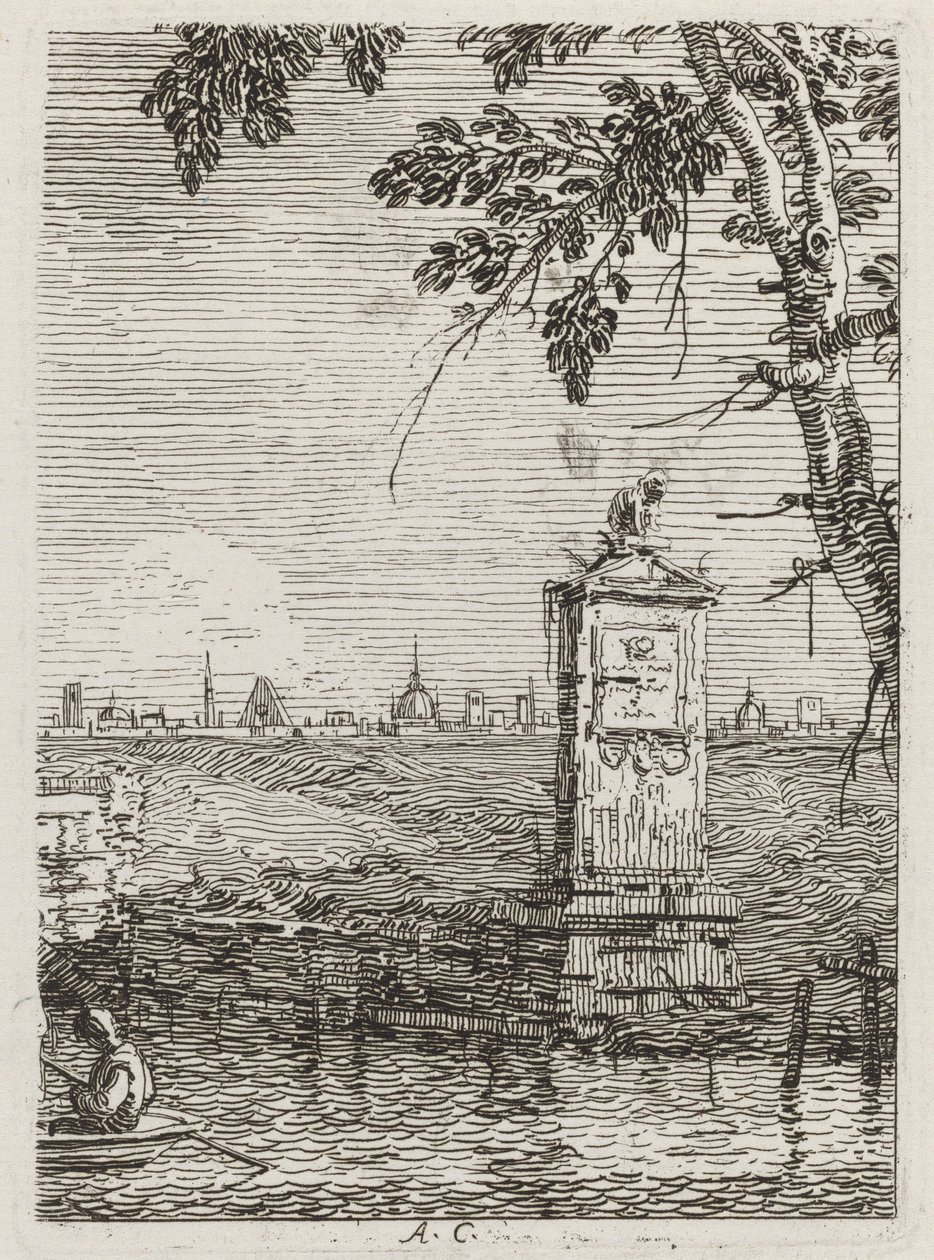 The Little Monument, c. 1735-1746 by Canaletto