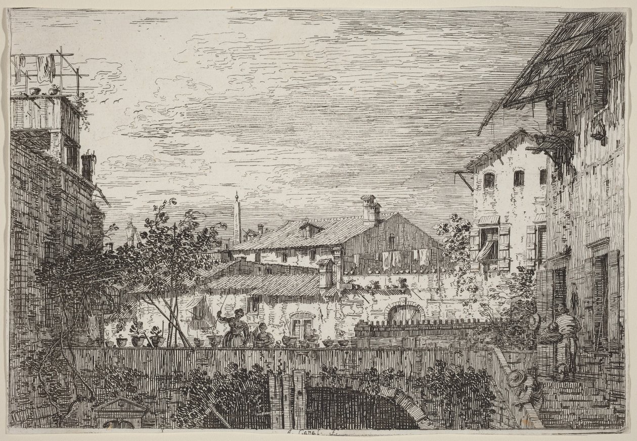 The Terrace by Canaletto