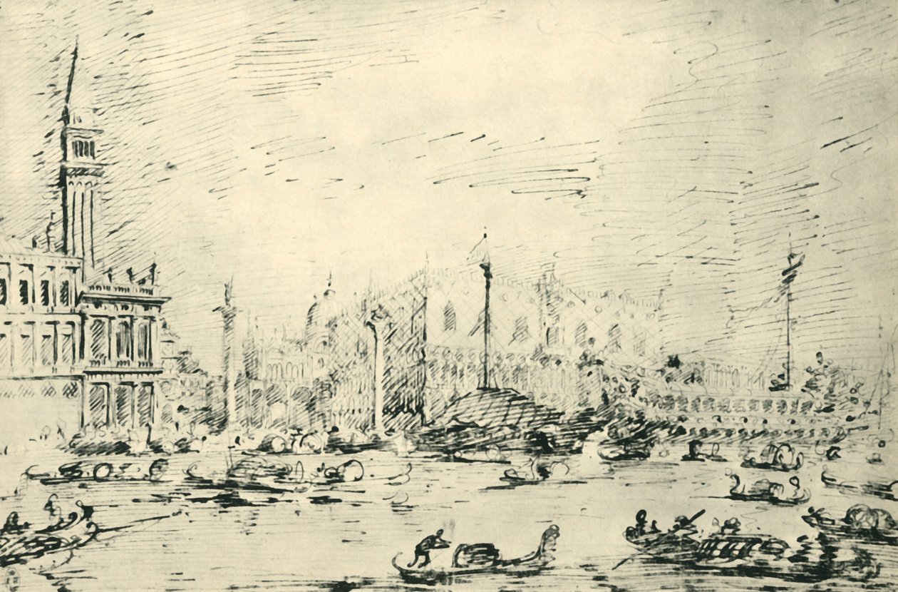 Venice: The Bacino di San Marco on Ascension Day by Giovanni Antonio Canal