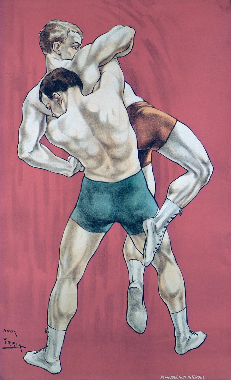 Wrestling by Candido Aragonez de Faria