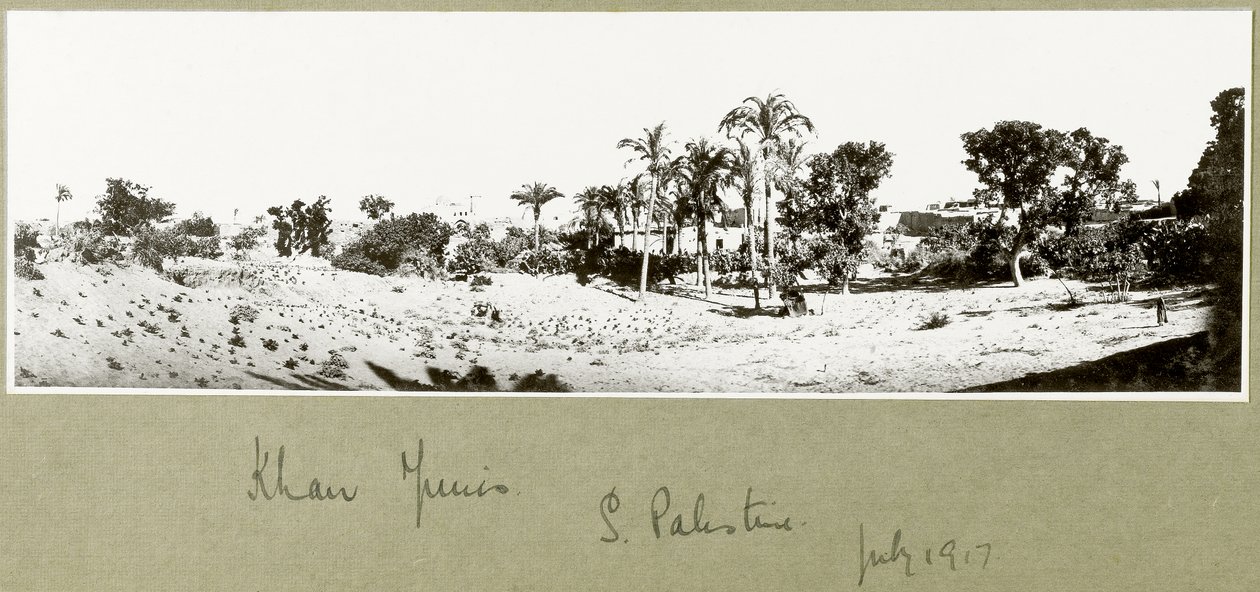 Khan Yunis, South Palestine, July 1917 by Capt. Arthur Rhodes