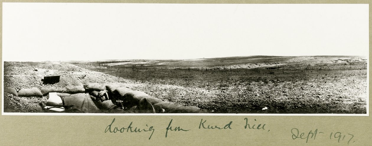 Looking from Kurd Hill, September 1917 by Capt. Arthur Rhodes