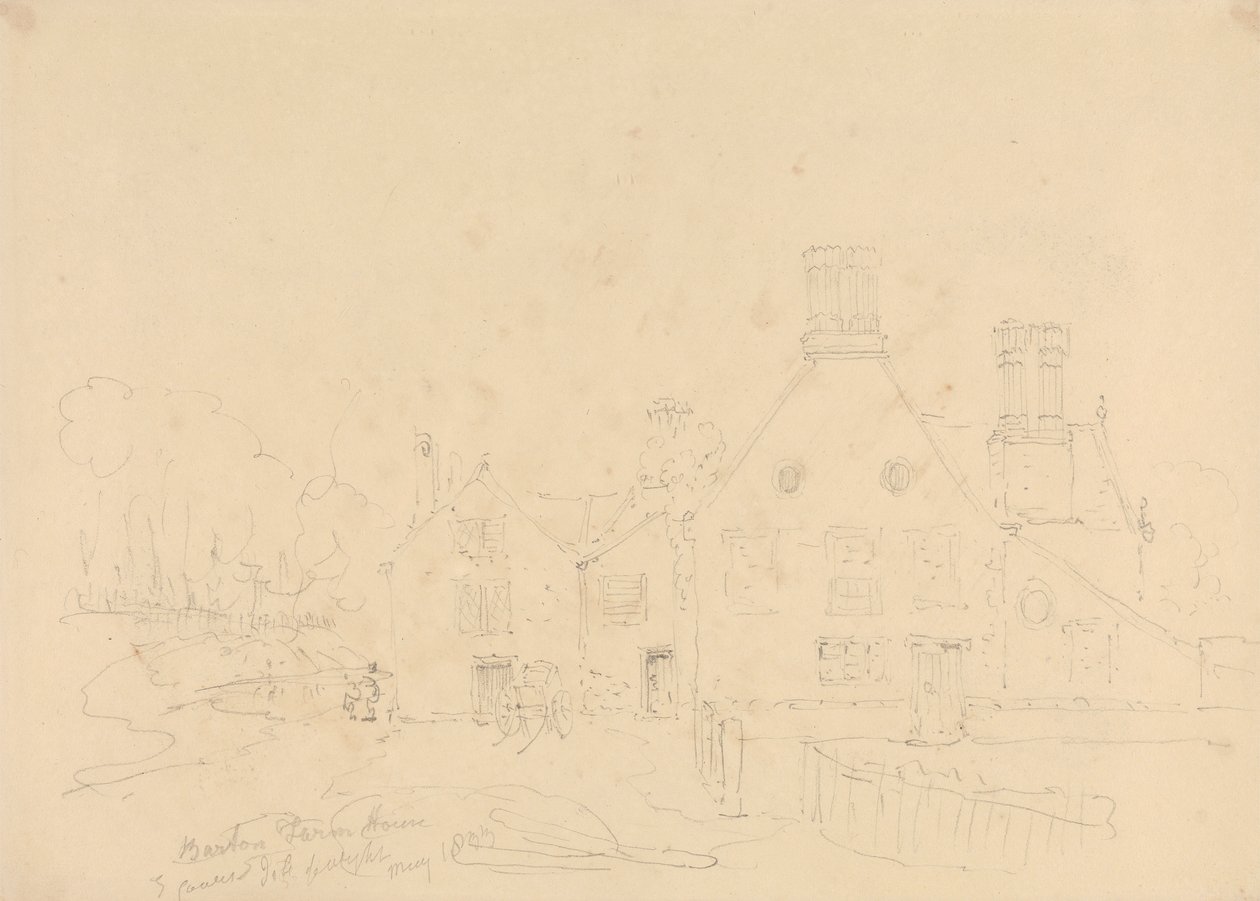 Barton Farm House, East Cowes, Isle of Wight, May 1833 by Capt. Thomas Hastings