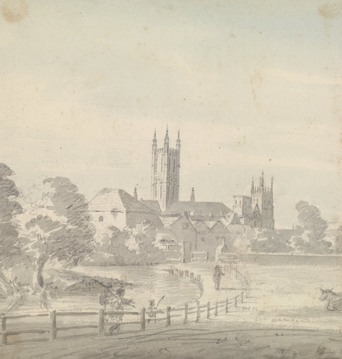 Canterbury Cathedral by Capt. Thomas Hastings