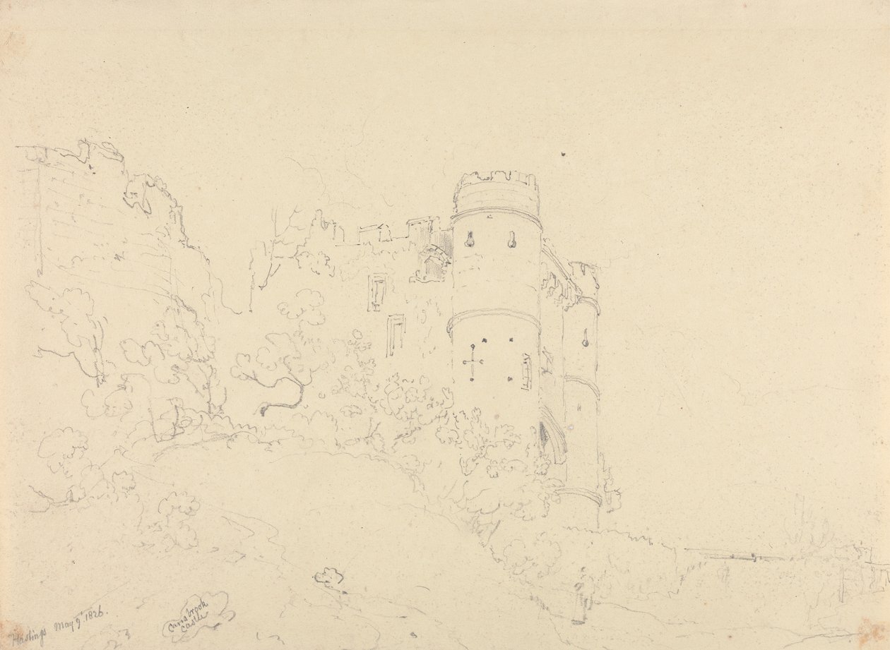 Carisbrooke Castle, 9 May 1826 by Capt. Thomas Hastings