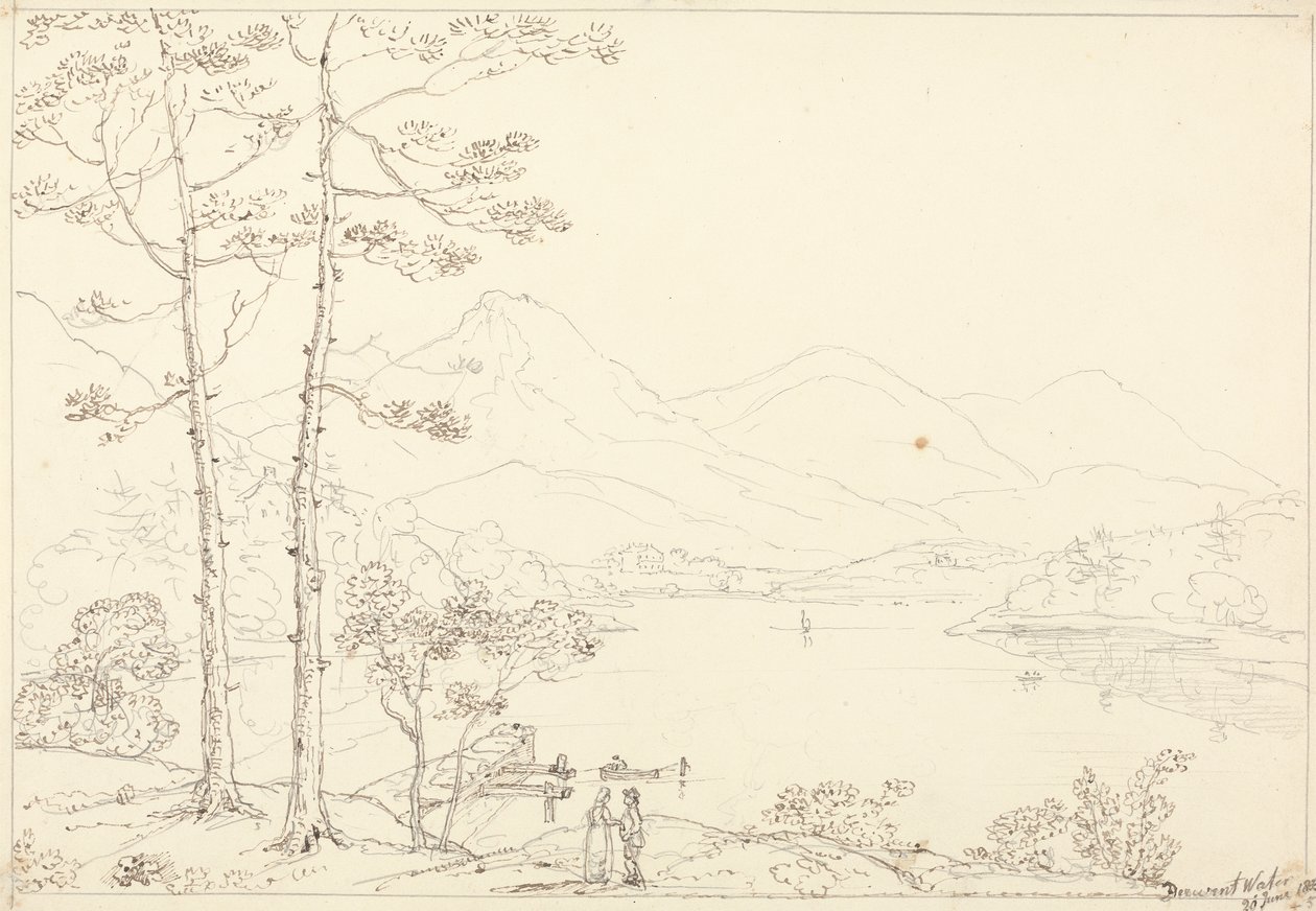 Derwent Water, 20 June 1835 by Capt. Thomas Hastings