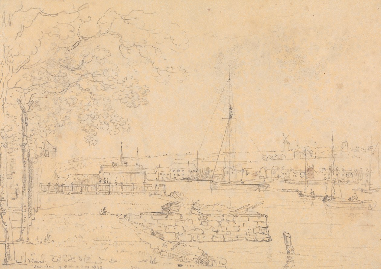 East Cowes, 7 PM, 11 May 1833 by Capt. Thomas Hastings