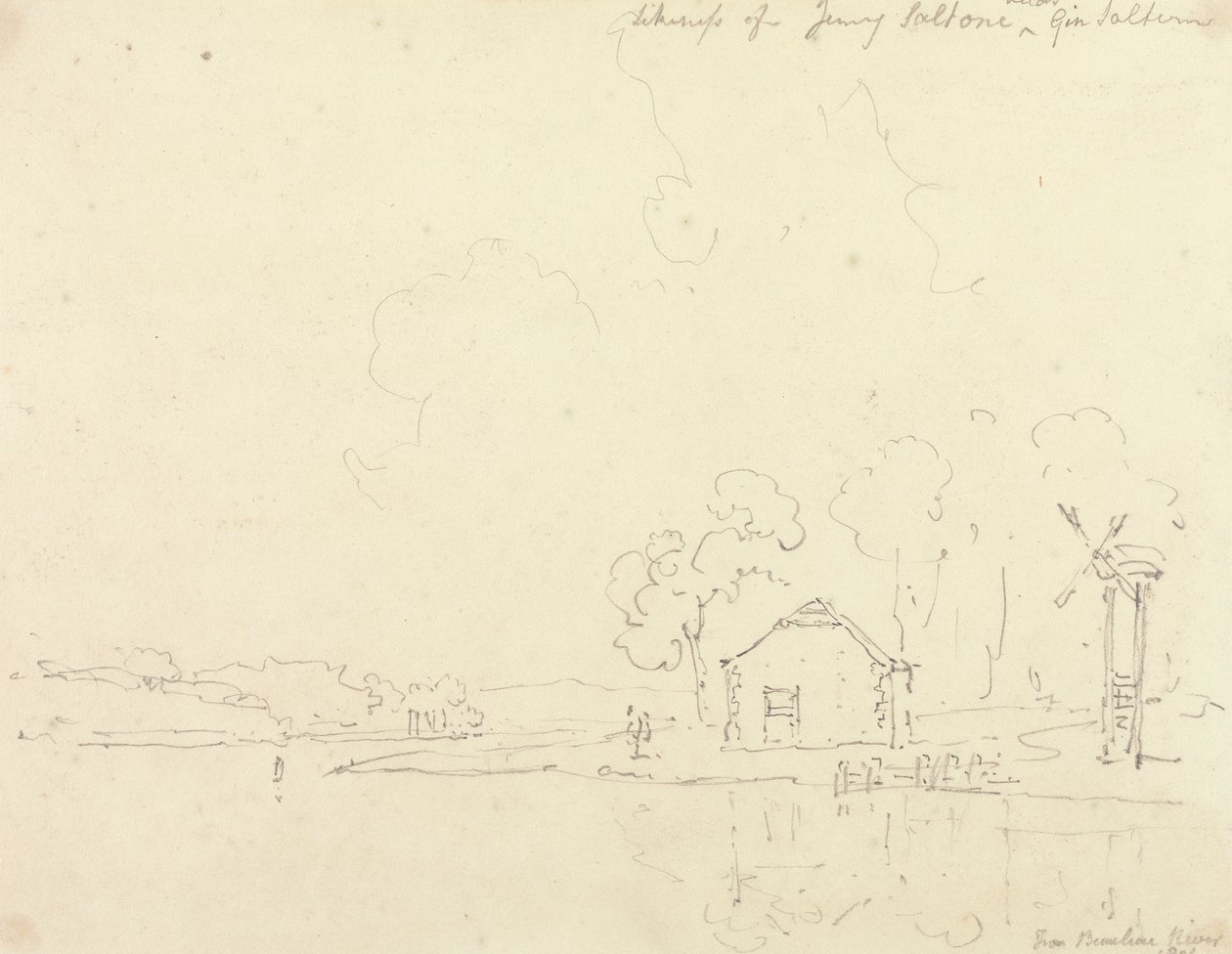 From Beaulieu River, Hampshire by Capt. Thomas Hastings