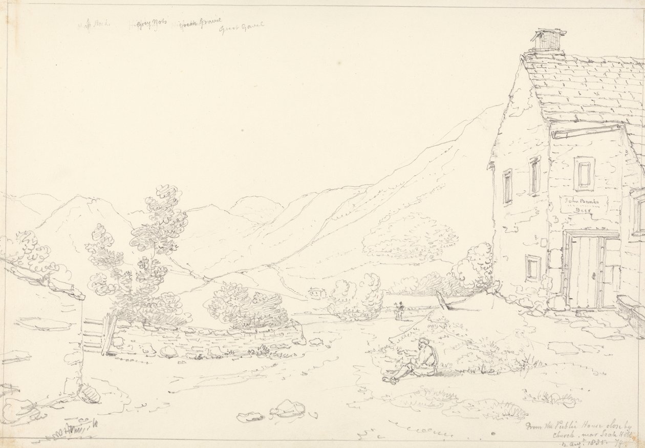 From the Public House near Scale Hill, 2 August 1835 by Capt. Thomas Hastings