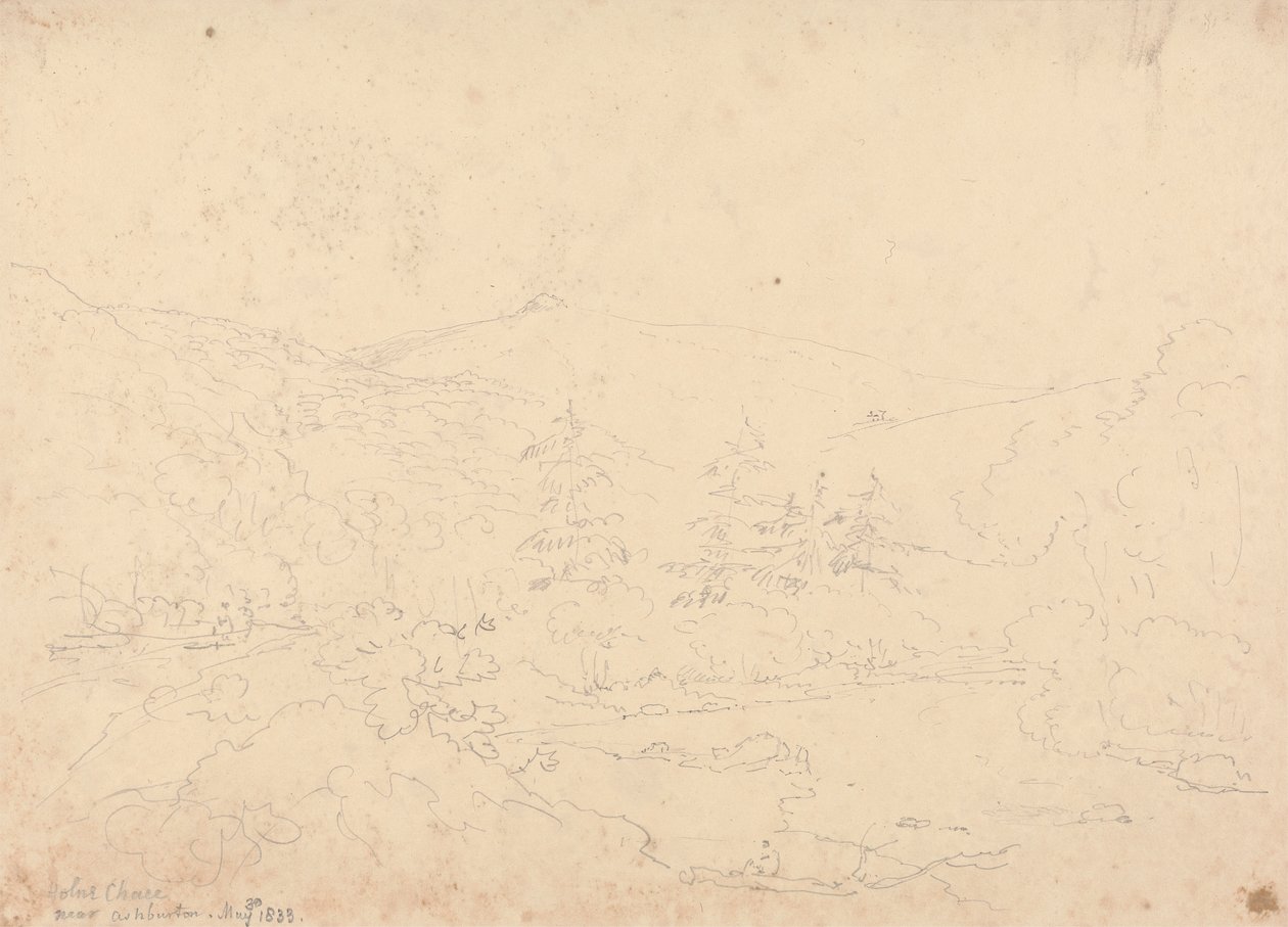 Holne Chase near Ashburton, 30 May 1833 by Capt. Thomas Hastings