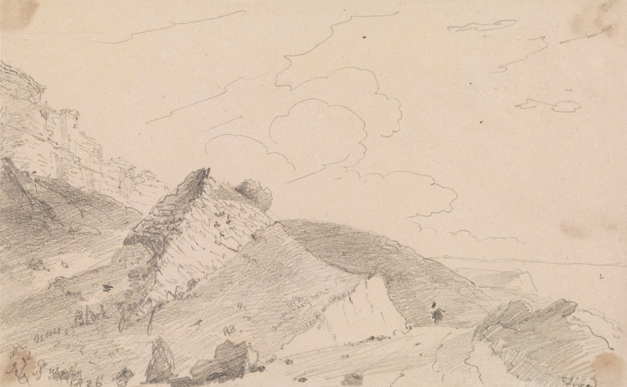 Near Blackgang Chine, Isle of Wight by Capt. Thomas Hastings