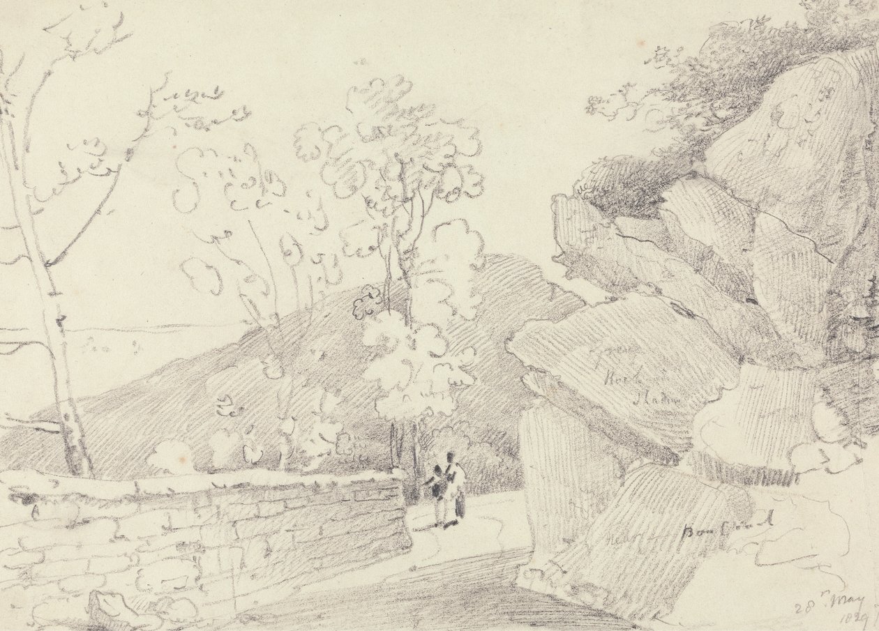 Near Bonchurch, Isle of Wight, 28 May 1829 by Capt. Thomas Hastings