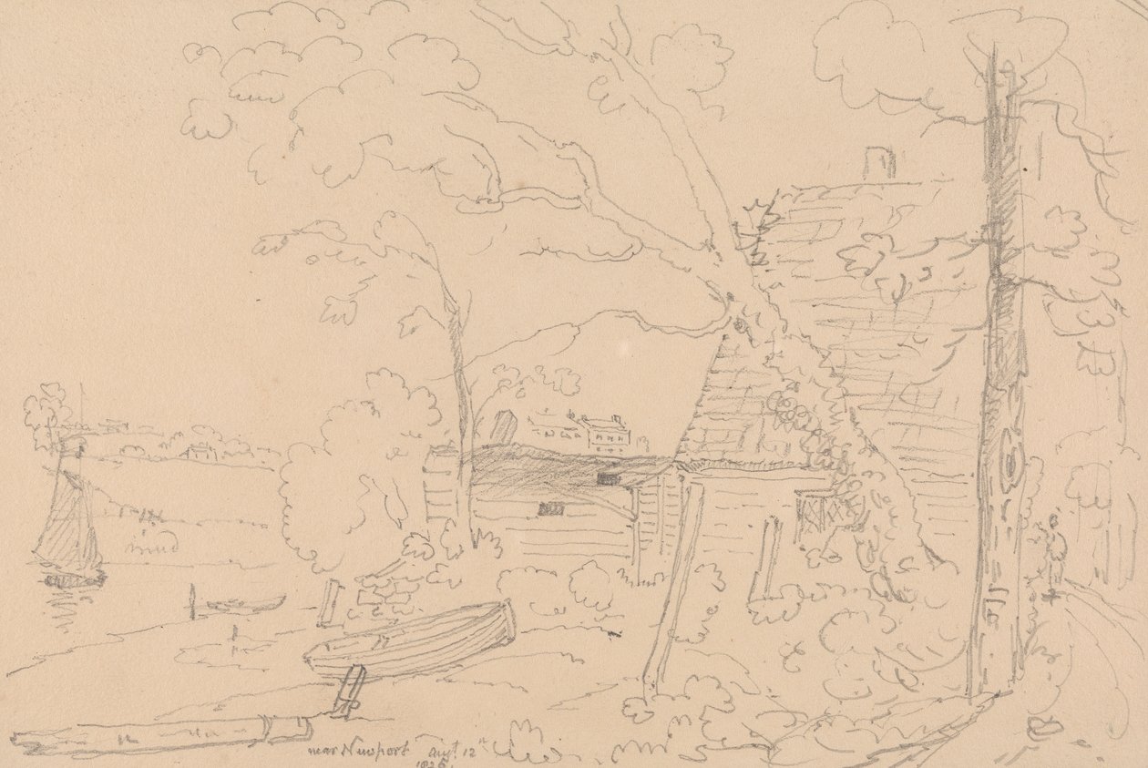 Near Newport, 12 August 1826 by Capt. Thomas Hastings