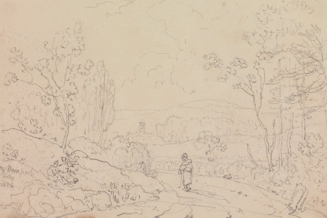 Near Newport, Isle of Wight, February 1826 by Capt. Thomas Hastings