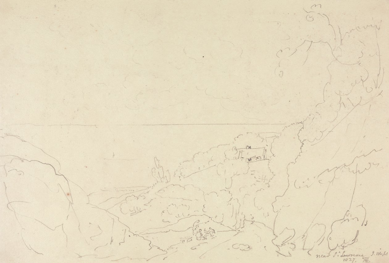 Near Saint Lawrence, Isle of Wight by Capt. Thomas Hastings