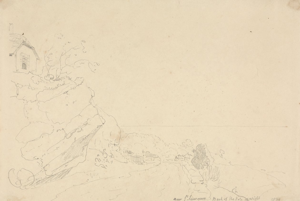 Near Saint Lawrence, Isle of Wight by Capt. Thomas Hastings