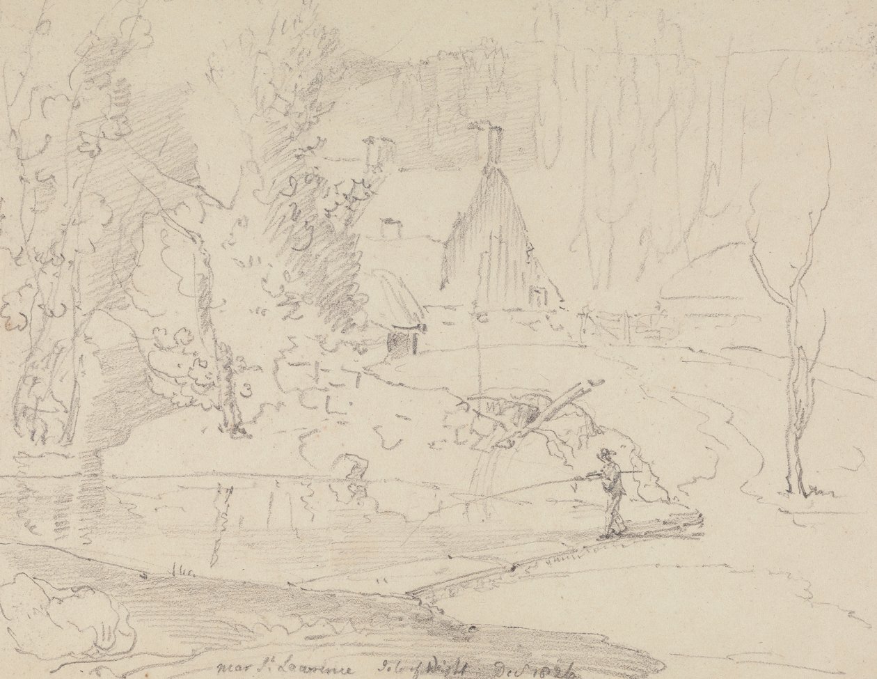 Near Saint Lawrence, Isle of Wight, December 1826 by Capt. Thomas Hastings