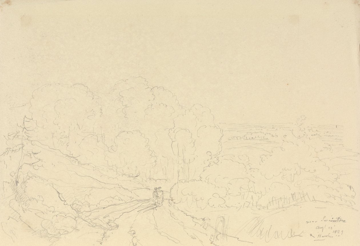 Near Swainstone, 12 August 1829 by Capt. Thomas Hastings