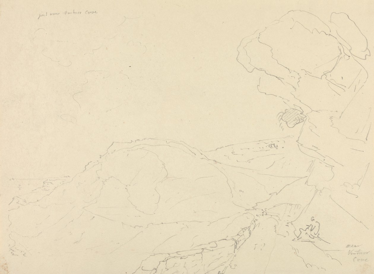 Near Ventnor Cove, Isle of Wight by Capt. Thomas Hastings