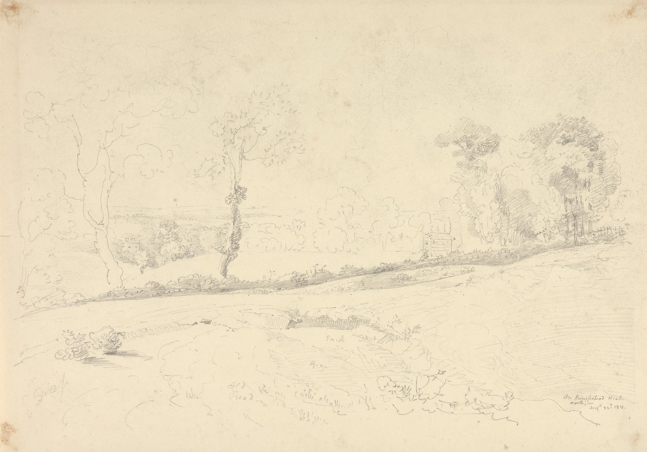 On Hampstead Heath, 22 August 1818 by Capt. Thomas Hastings