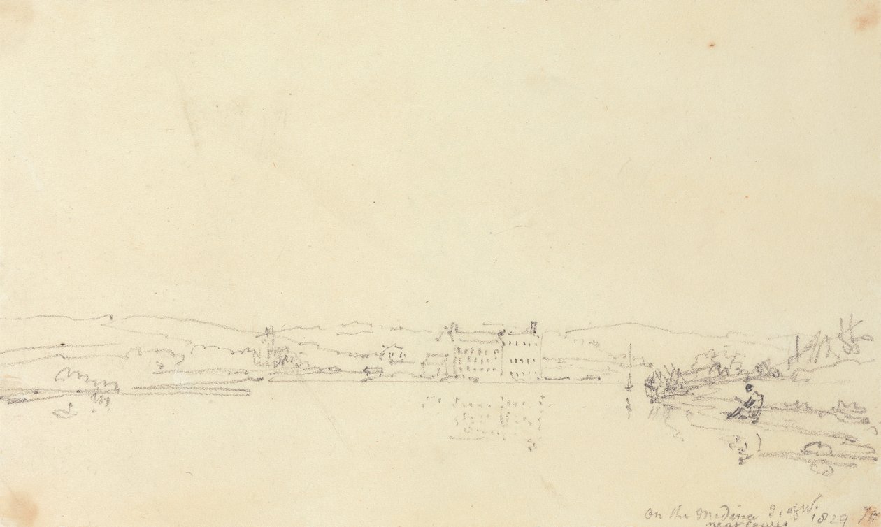 On the Medina near Cowes, Isle of Wight by Capt. Thomas Hastings