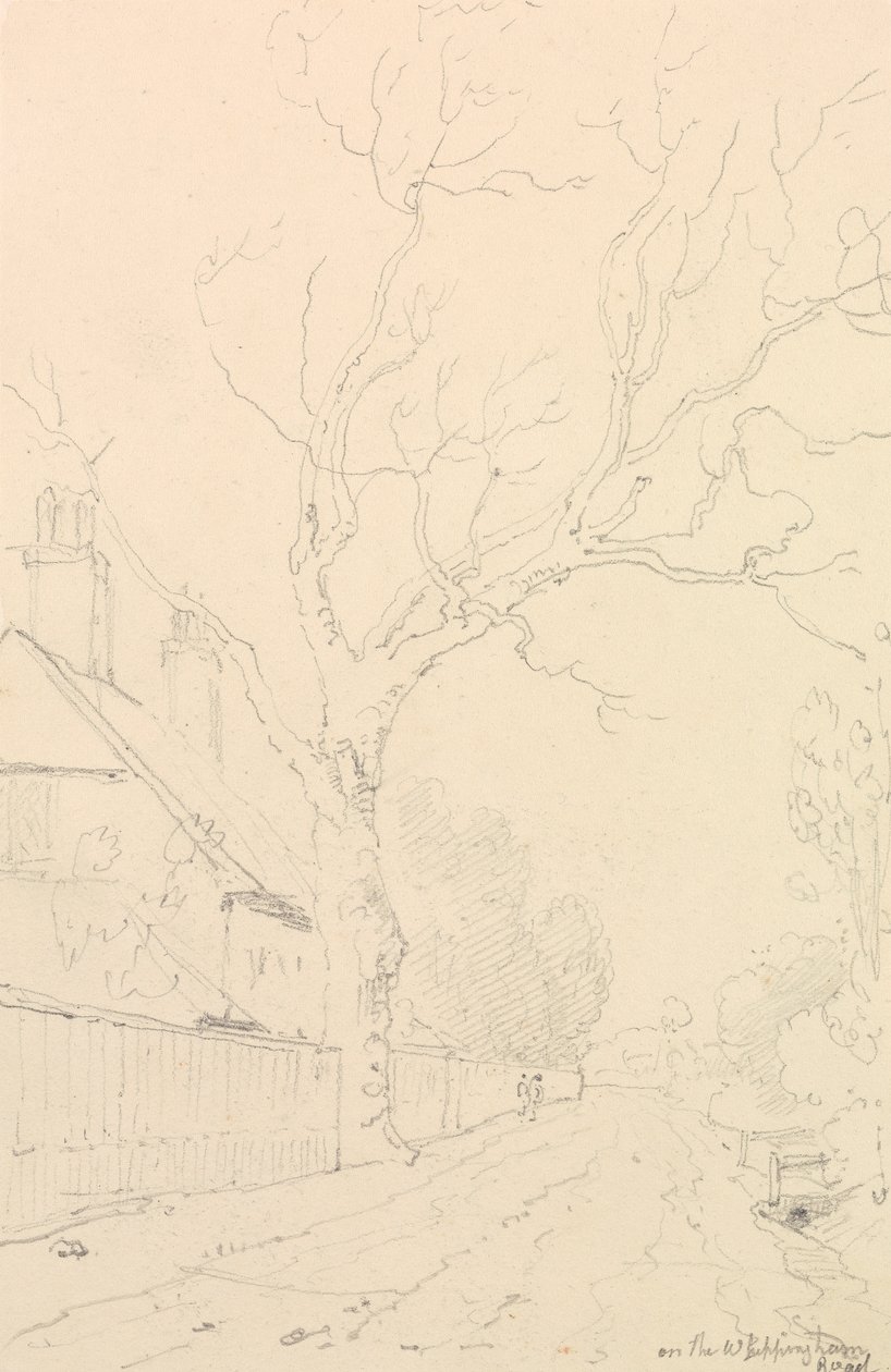 On the Whippingham Road, Isle of Wight by Capt. Thomas Hastings