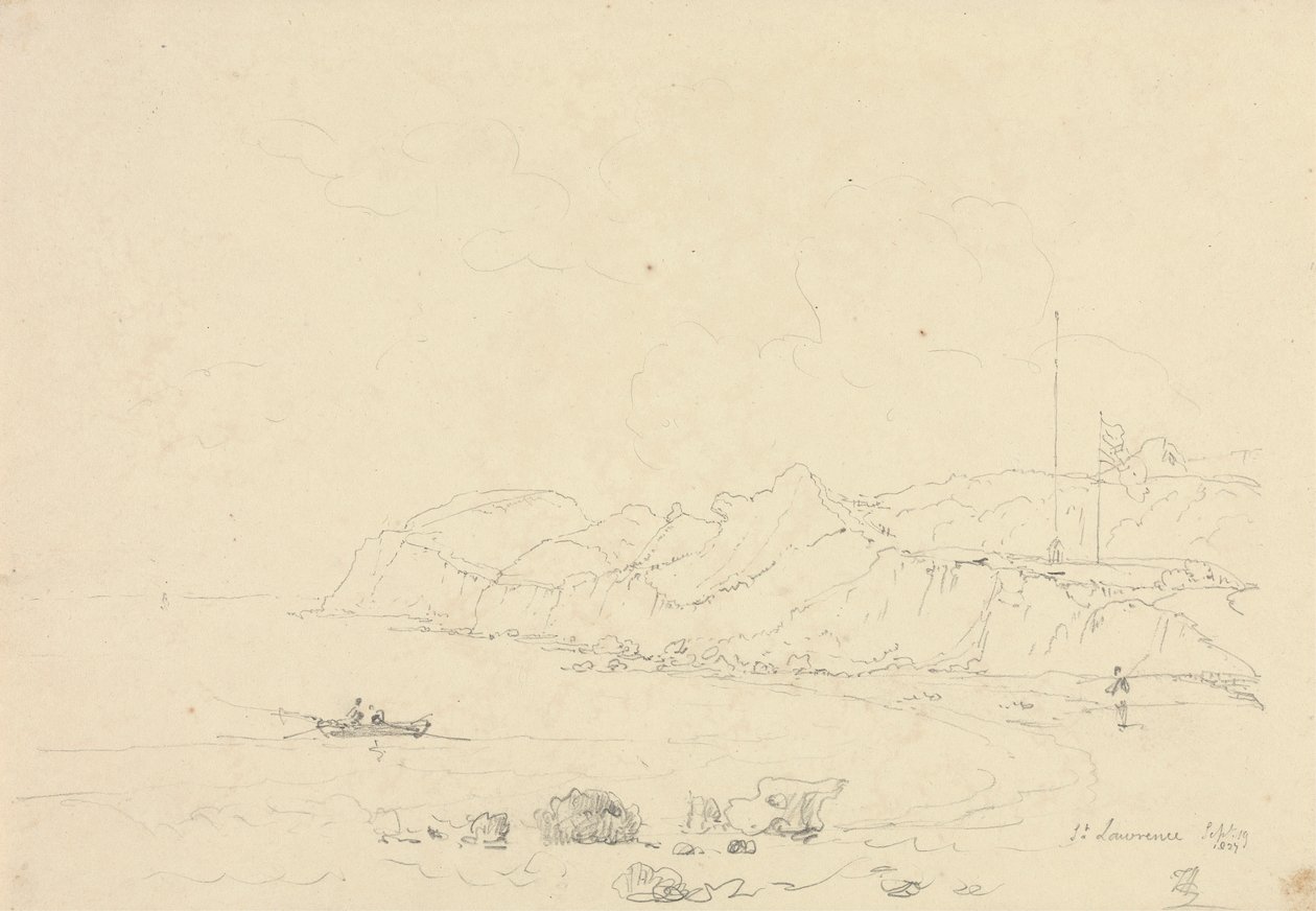 St. Lawrence, Isle of Wight, 19 September 1827 by Capt. Thomas Hastings