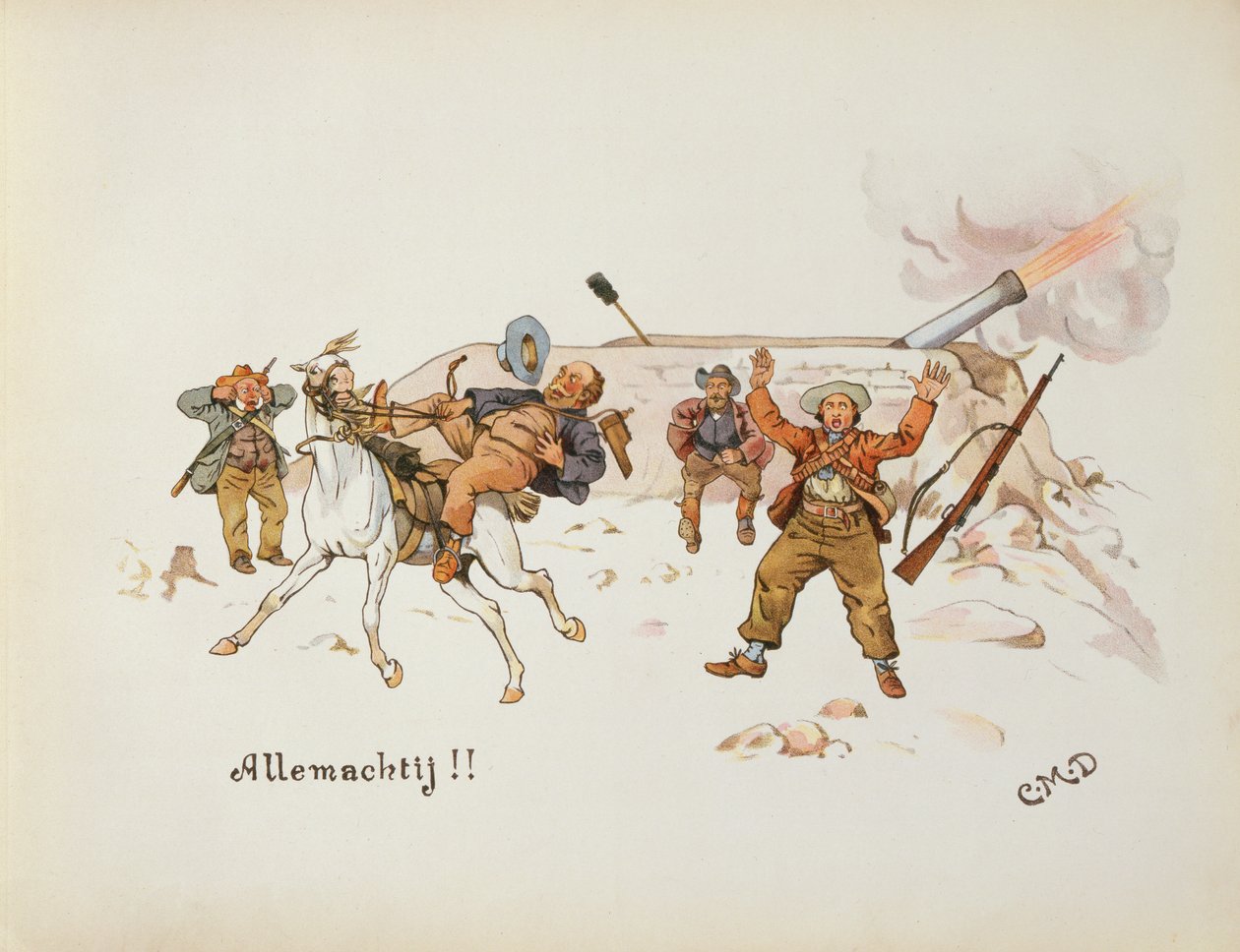 Allemachtij (from The Leaguer of Ladysmith, 1900) by Captain Clive Dixon