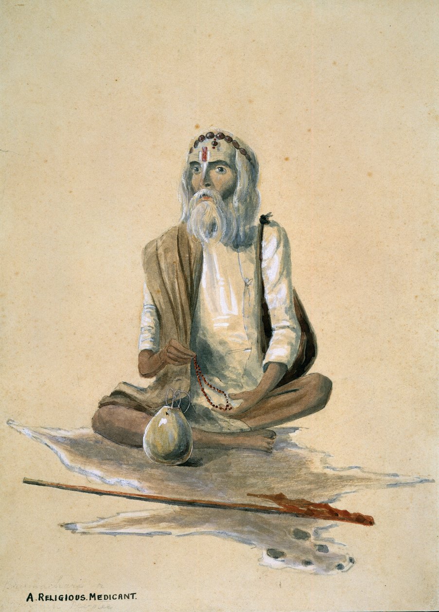 A Religious Mendicant, India by Captain Cornelius Francis James