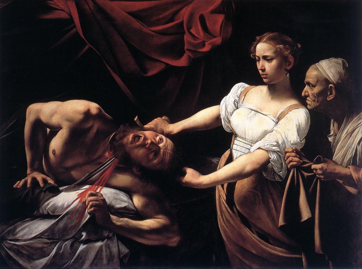 Judith Beheading Holofernes by Michelangelo Merisi Caravaggio