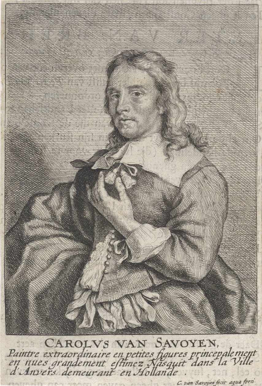 Self-portrait by Carel van Savoyen