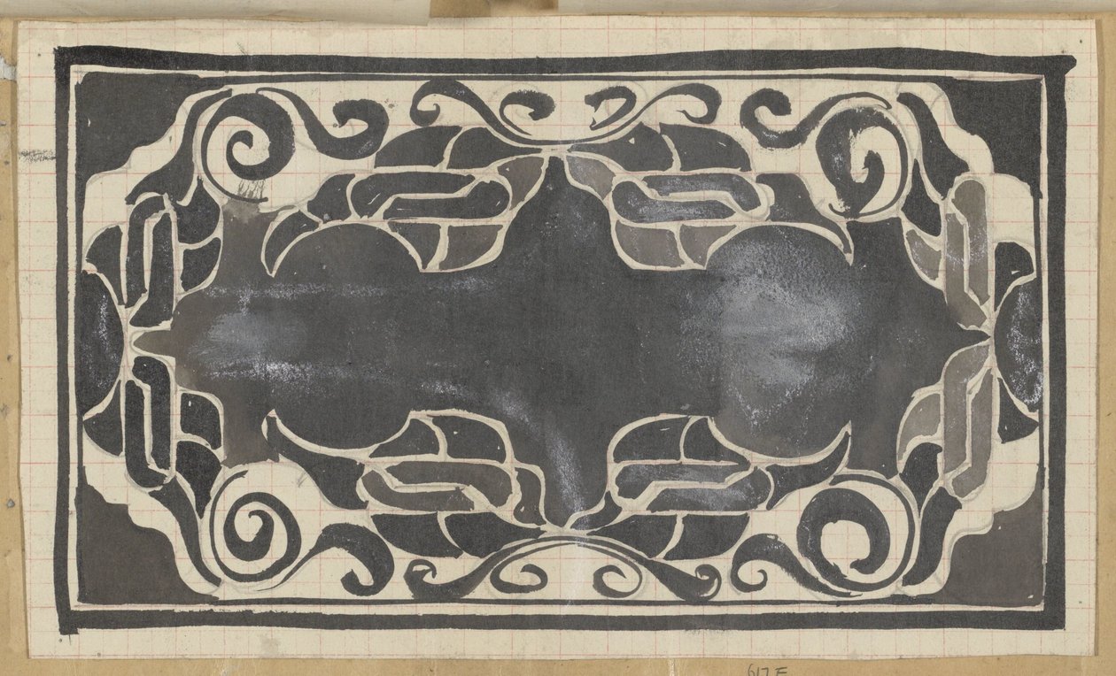 Decorative Design by Carel Adolph Lion Cachet