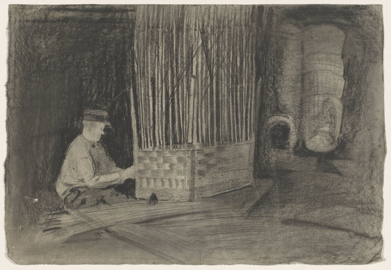 Basket Maker by Carel Adolph Lion Cachet