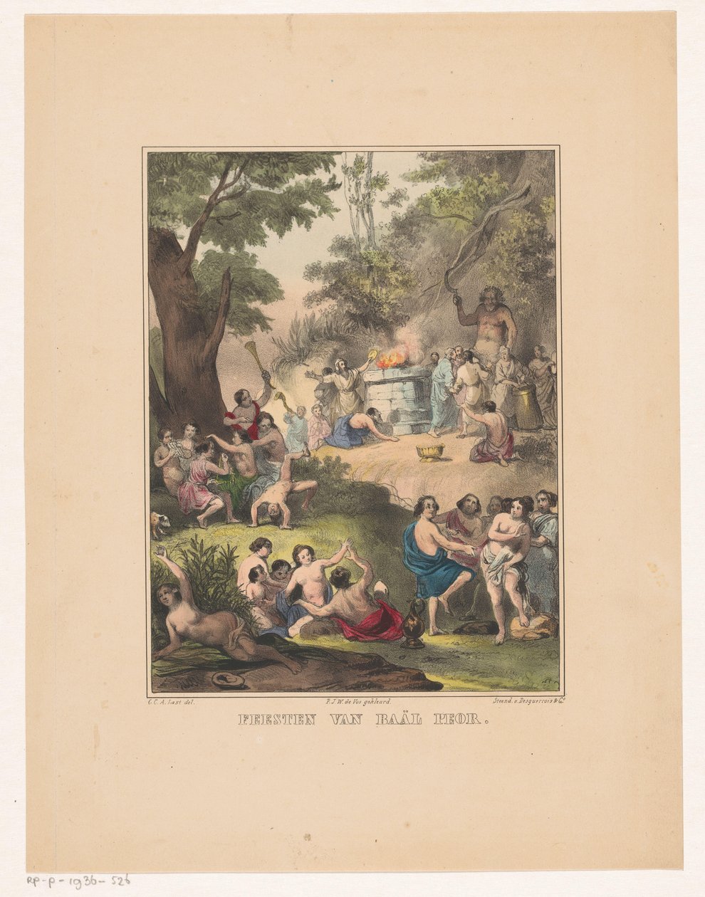 Worship of Baal of Peor by Carel Christiaan Antony Last