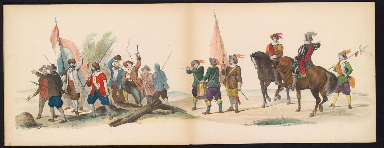 Masquerade of the Leiden Students, 1850 (Plate 12) by Carel Christiaan Antony Last