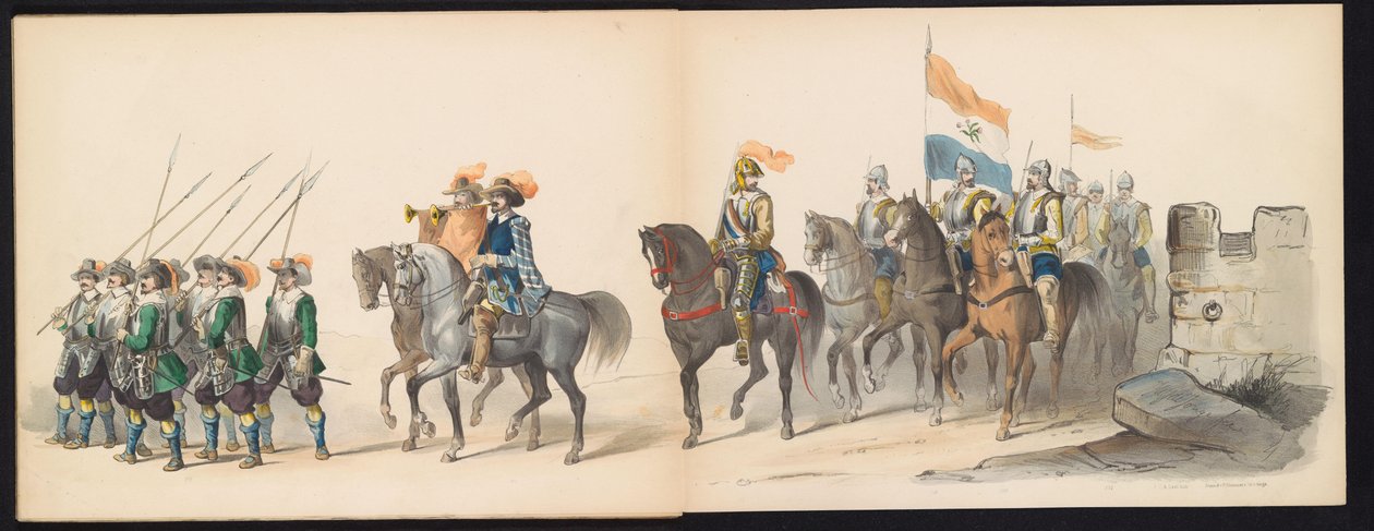 Masquerade of the Leiden Students, 1850 (plate 13) by Carel Christiaan Antony Last