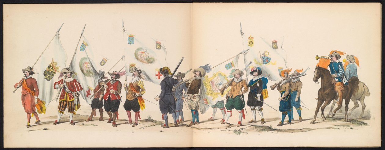 Masquerade of the Leiden Students, 1850 (Plate 3) by Carel Christiaan Antony Last