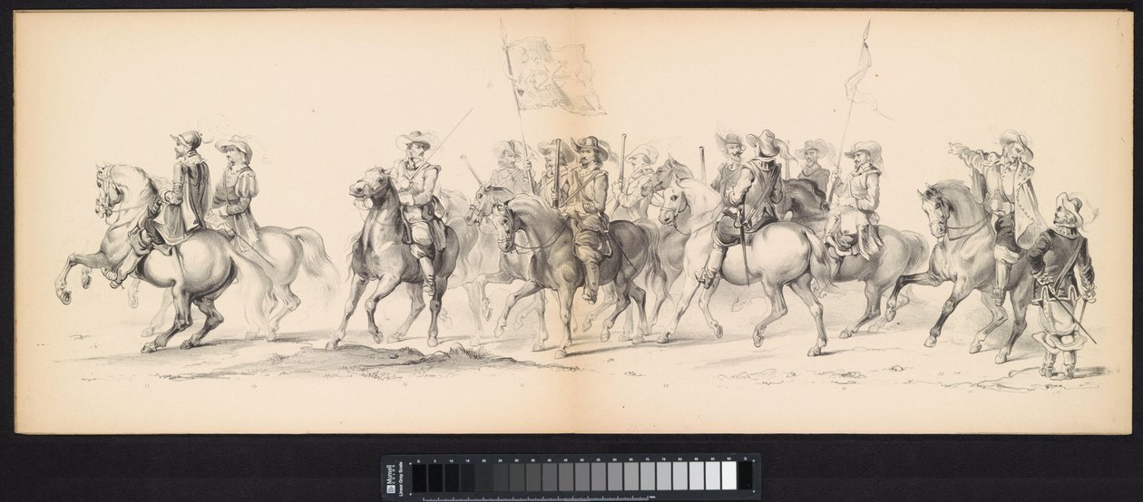 Masquerade of the Leiden Students, 1850 (plate 4) Entry of Frederick Henry into 