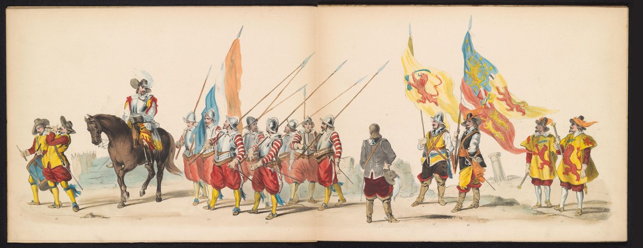 Masquerade of the Leiden Students, 1850 (Plate 5) by Carel Christiaan Antony Last