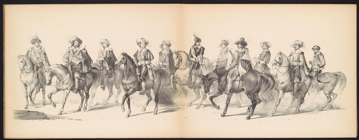 Masquerade of the Leiden Students, 1850 (Plate 7) by Carel Christiaan Antony Last