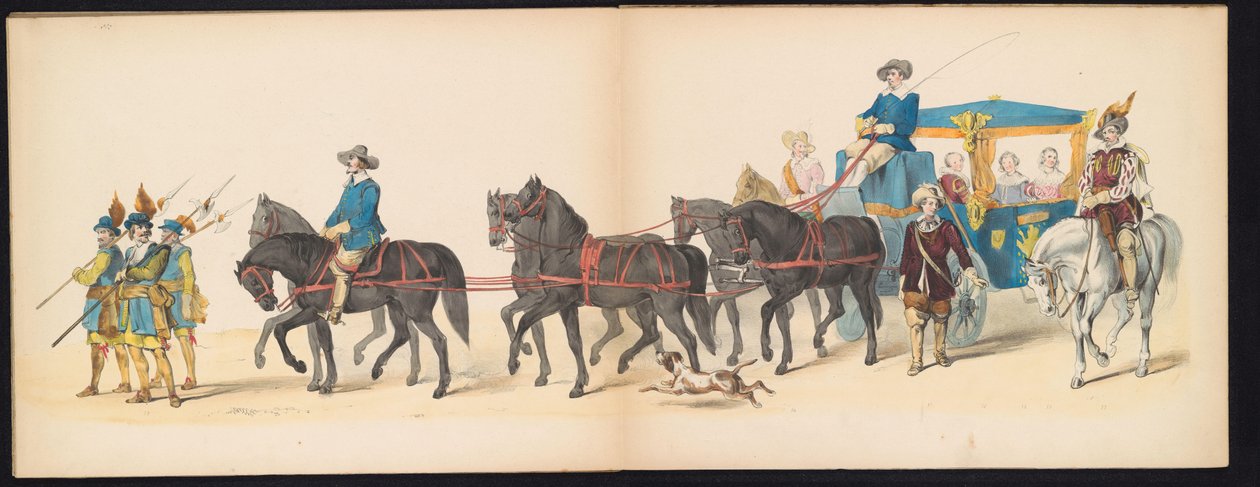 Masquerade of the Leiden Students, 1850 (Plate 8) by Carel Christiaan Antony Last
