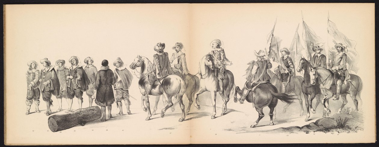 Masquerade of the Leiden Students, 1850 (plate 9) by Carel Christiaan Antony Last
