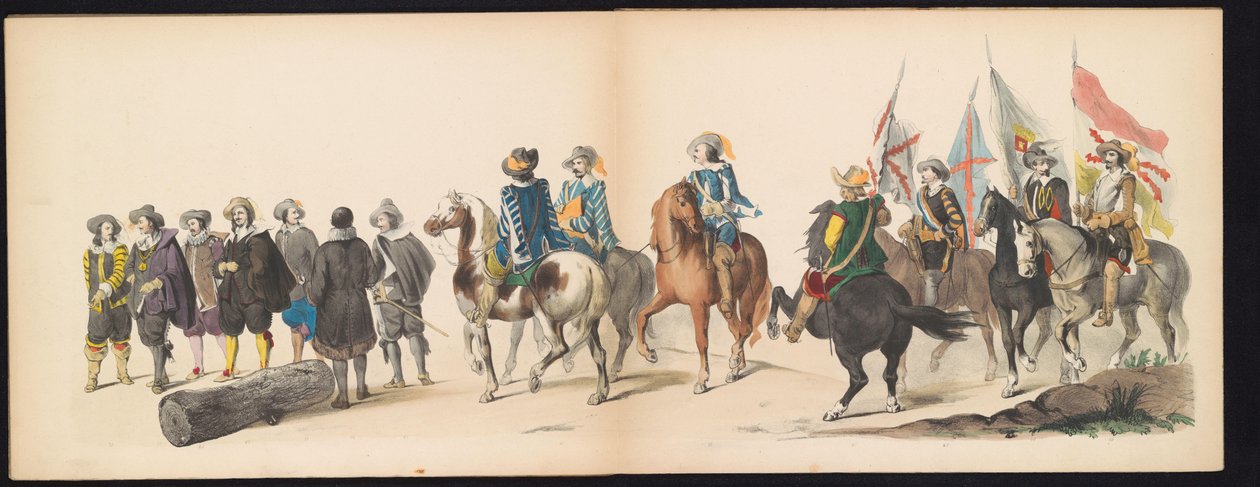 Masquerade of the Leiden Students, 1850 (Plate 9) by Carel Christiaan Antony Last