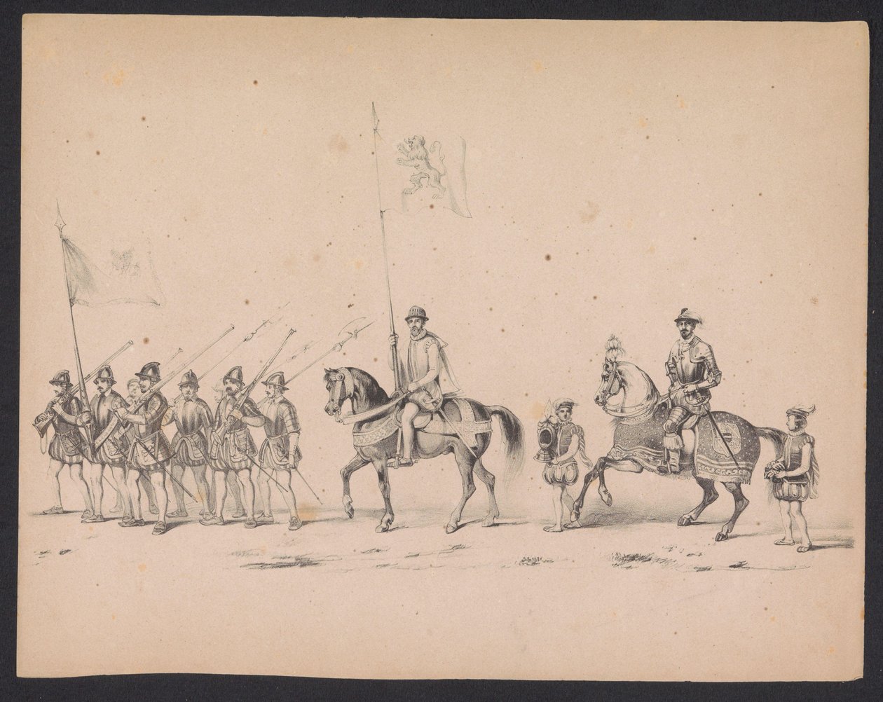 Masquerade of the Utrecht Students, 1846 (plate 2) by Carel Christiaan Antony Last