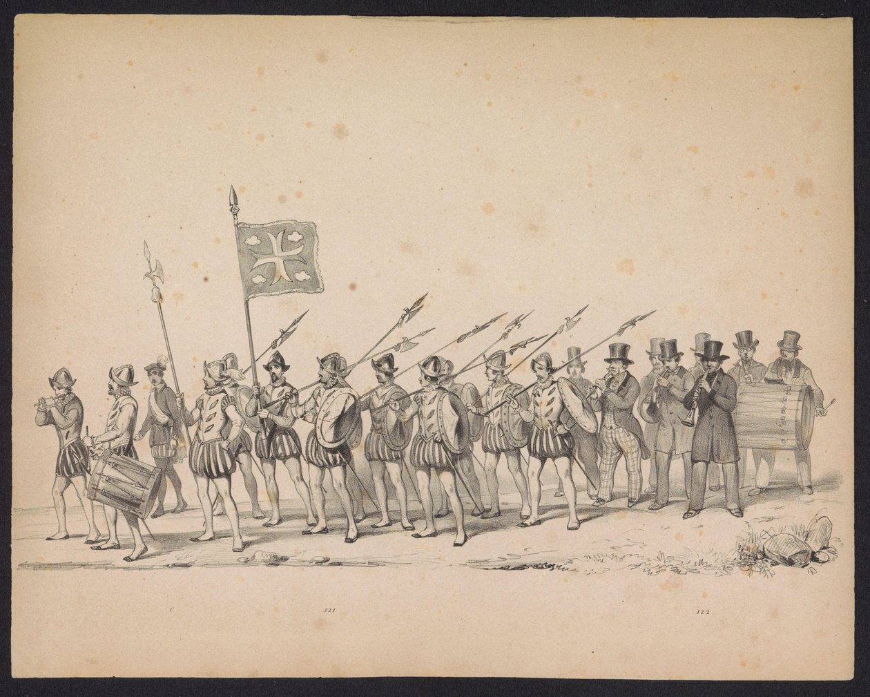 Masquerade of the Utrecht Students, 1846 (Plate 22) by Carel Christiaan Antony Last