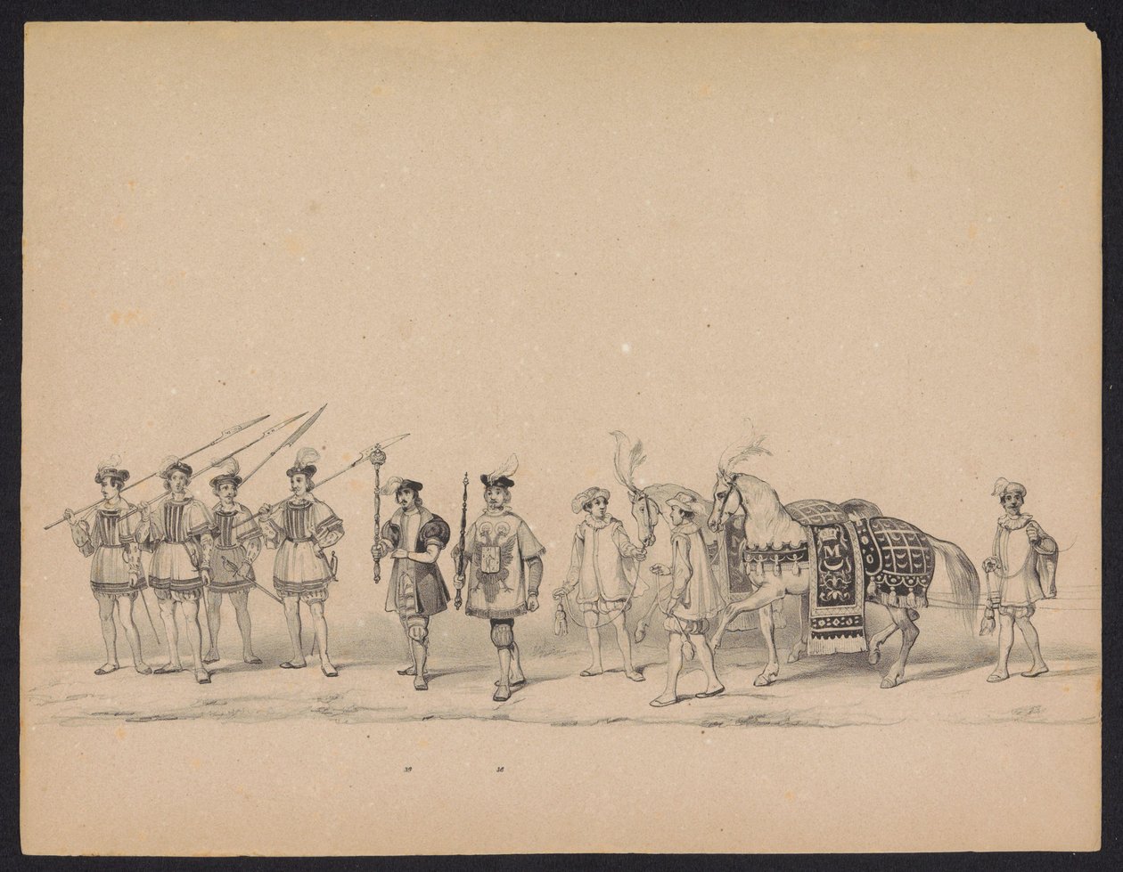 Masquerade of Utrecht Students, 1846 (Plate 7) by Carel Christiaan Antony Last